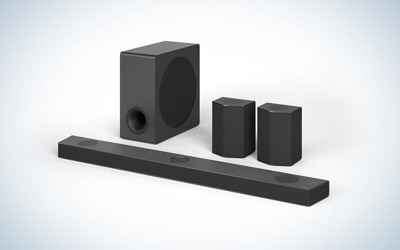 LG S95QR soundbar with sub and satellite speakers product image