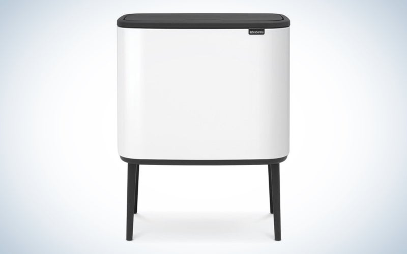 Brabantia Bo Touch Top Trash Waste:Recycling Garbage Can